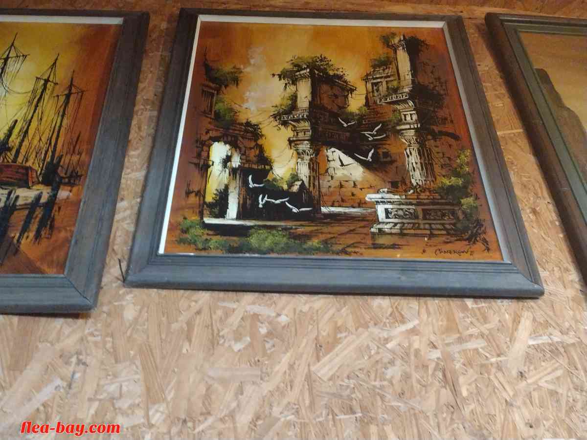 wall paintings - Vanderbilt, Texas - FleaMarketBay