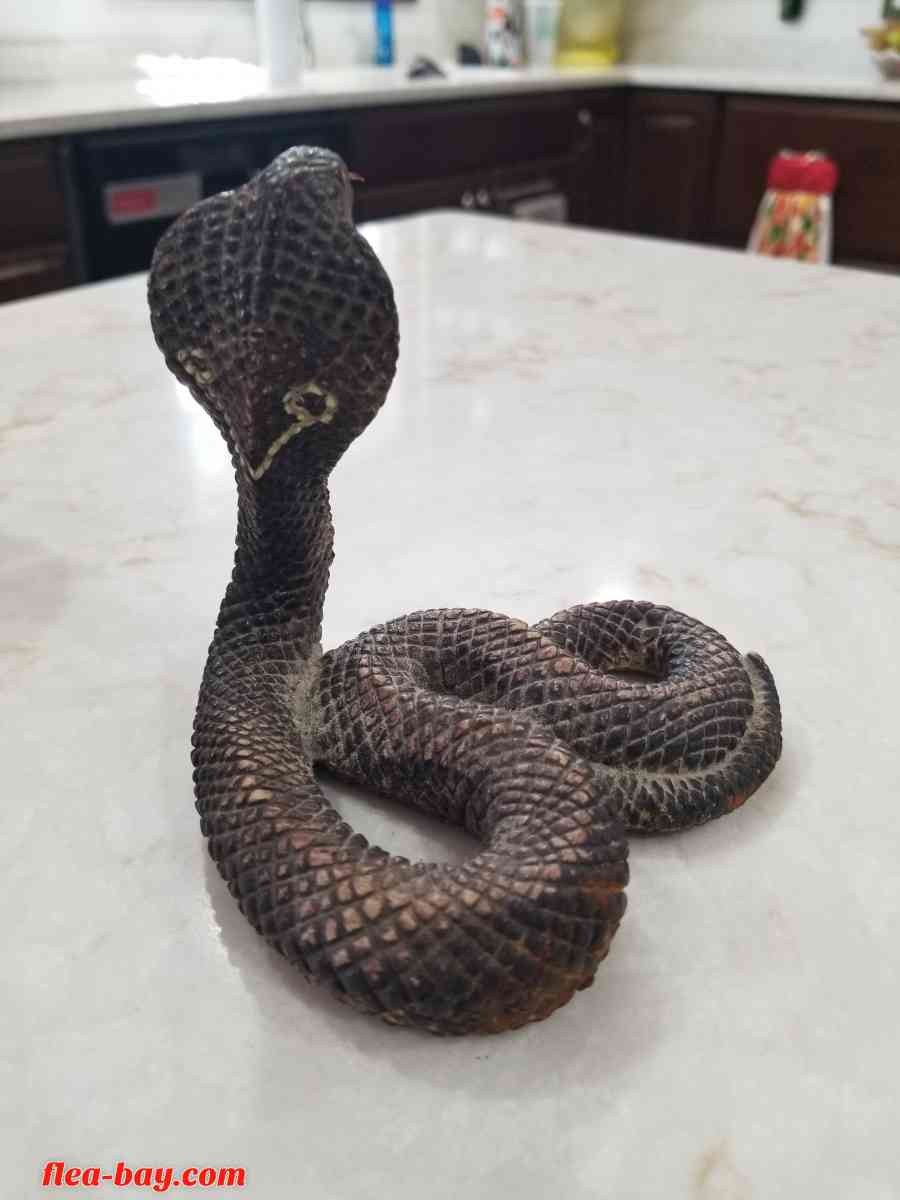 Vintage Cobra Figure Hard Rubber Plastic Toy Snakes - Hobart, Indiana - FleaMarketBay