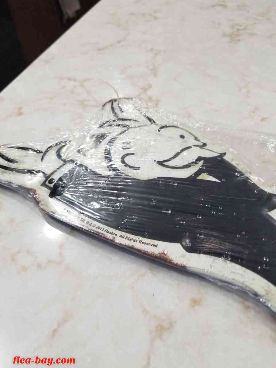 Vintage 2015 Metal Monopoly Sign Hasbro Wall hanging - Hobart, Indiana - FleaMarketBay