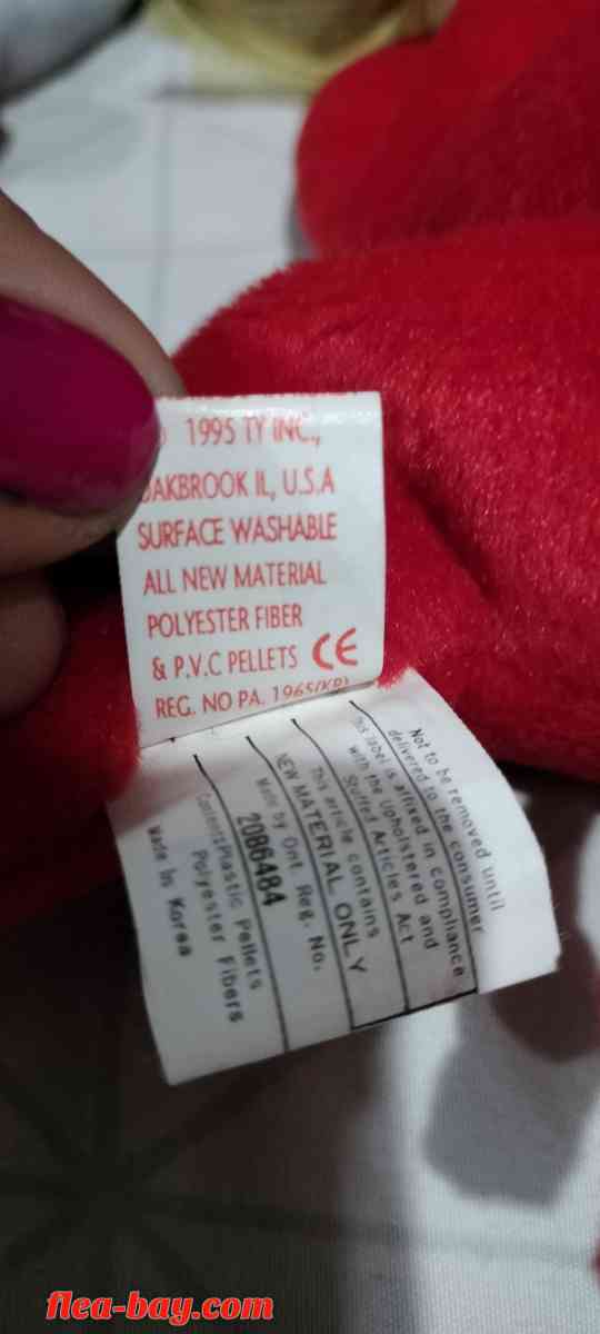 Rare Ty Beanie Baby Tabasco - Belton, South Carolina - FleaMarketBay