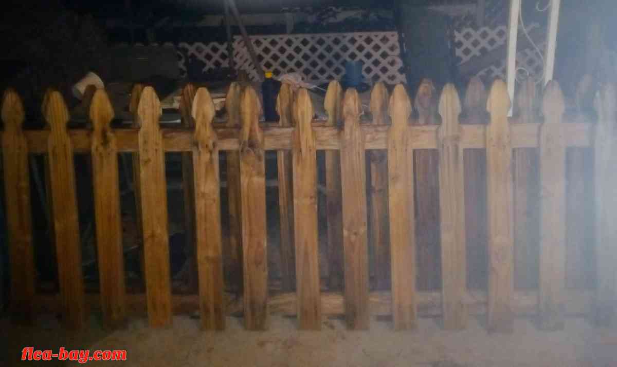 gothic wooden pickets for fence 8 ft. wide by 4 ft high - Hudson, Florida - FleaMarketBay