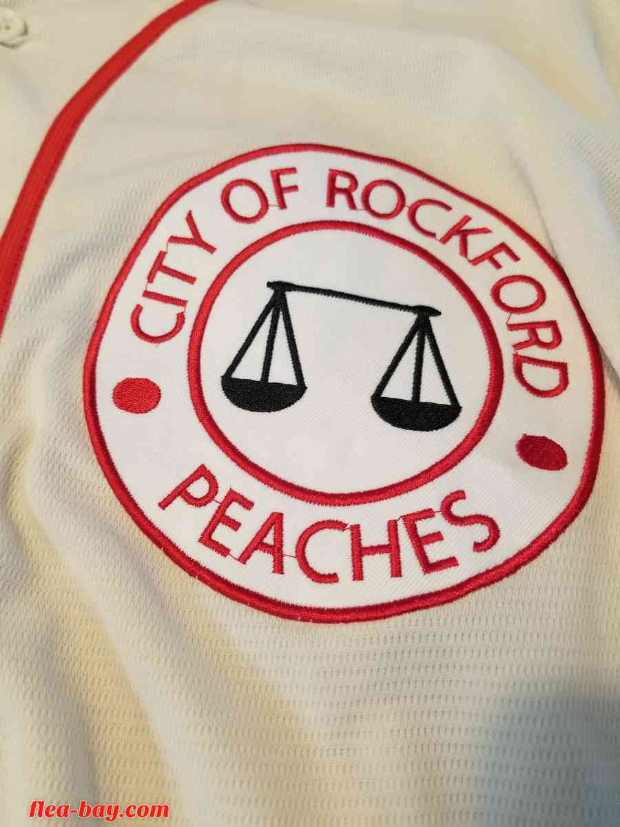 New Unisex Mens size XL Jimmy Dugan Rockford Peaches Basebal - Hobart, Indiana - FleaMarketBay