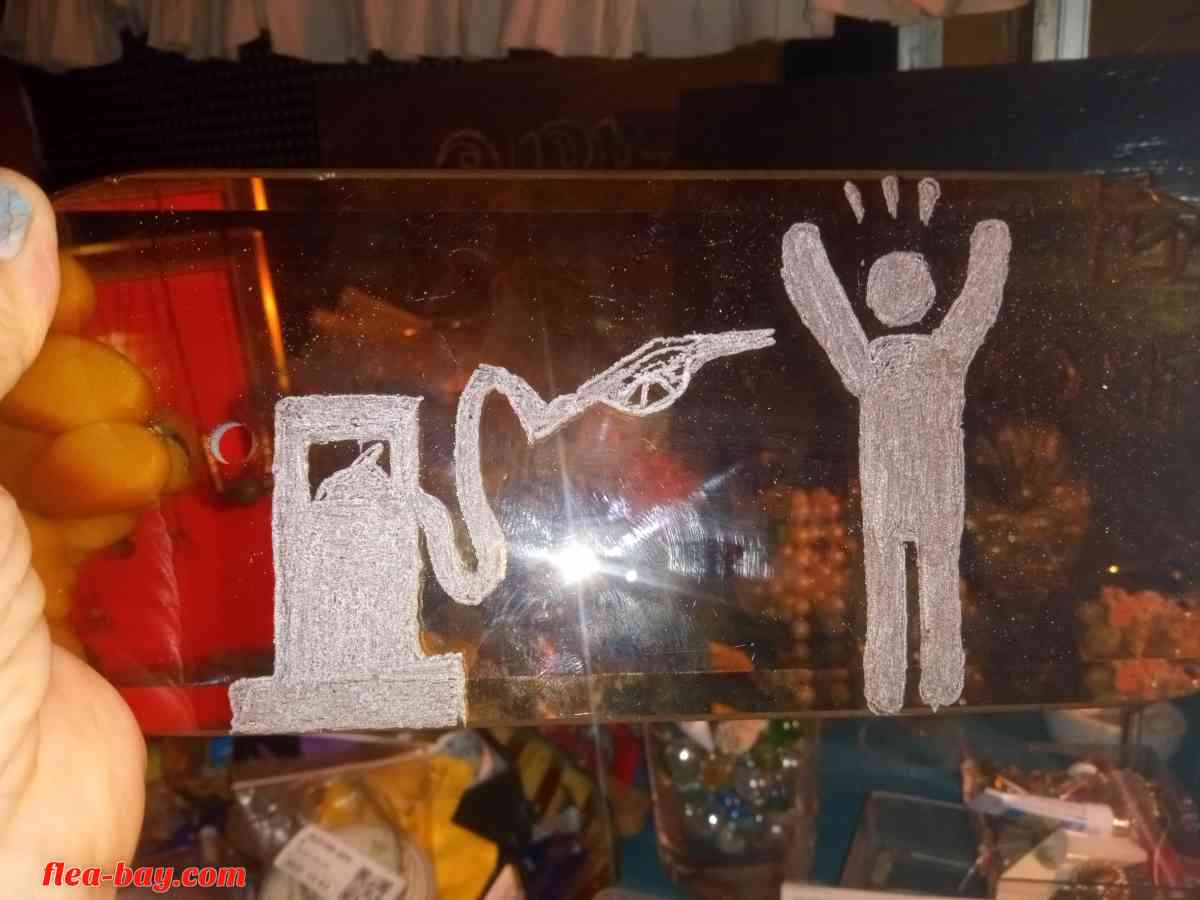 etched glass - Hudson, Florida - FleaMarketBay