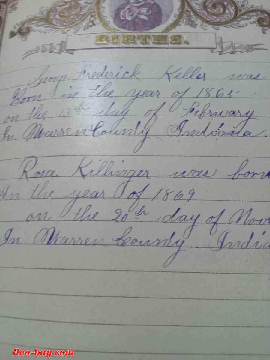 light of the world family holy Bible picture editing 1884 - Logansport, Louisiana