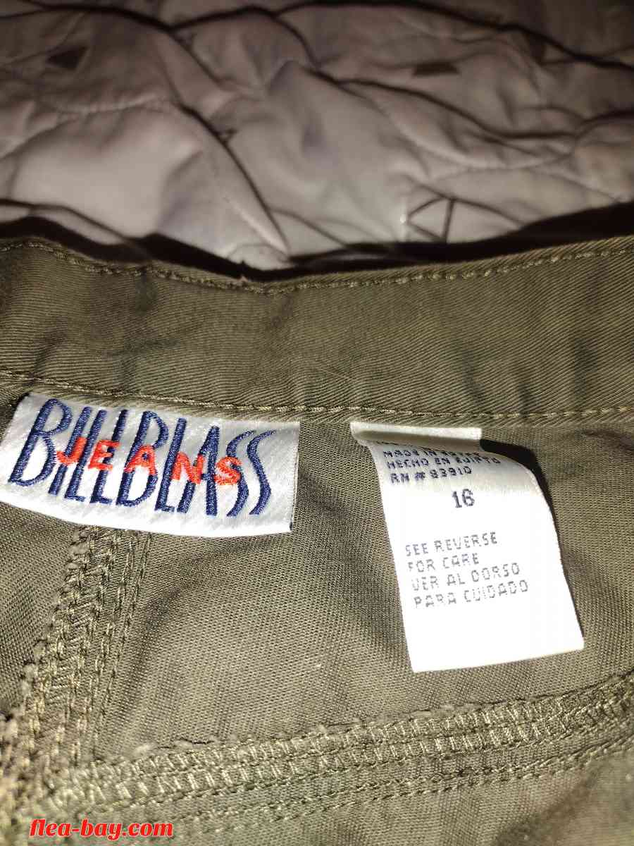 bill Blass women cargo jeans vintage never worn - Hemet, California - FleaMarketBay