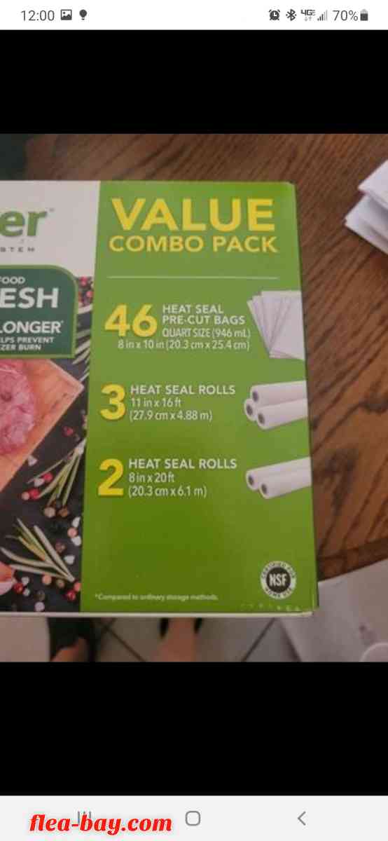 Food Saver with bags - Turlock, California - FleaMarketBay