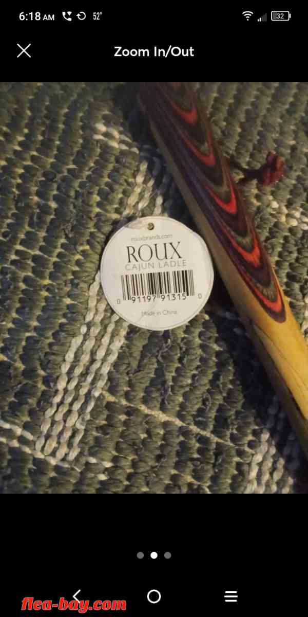 roux wooden soup spoon - Gonzales, Louisiana - FleaMarketBay