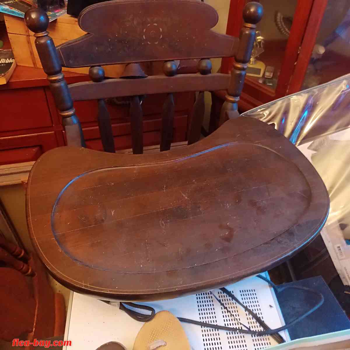 Ethan Allen Vintage Wooden Highchair - Saint Cloud, Florida - FleaMarketBay