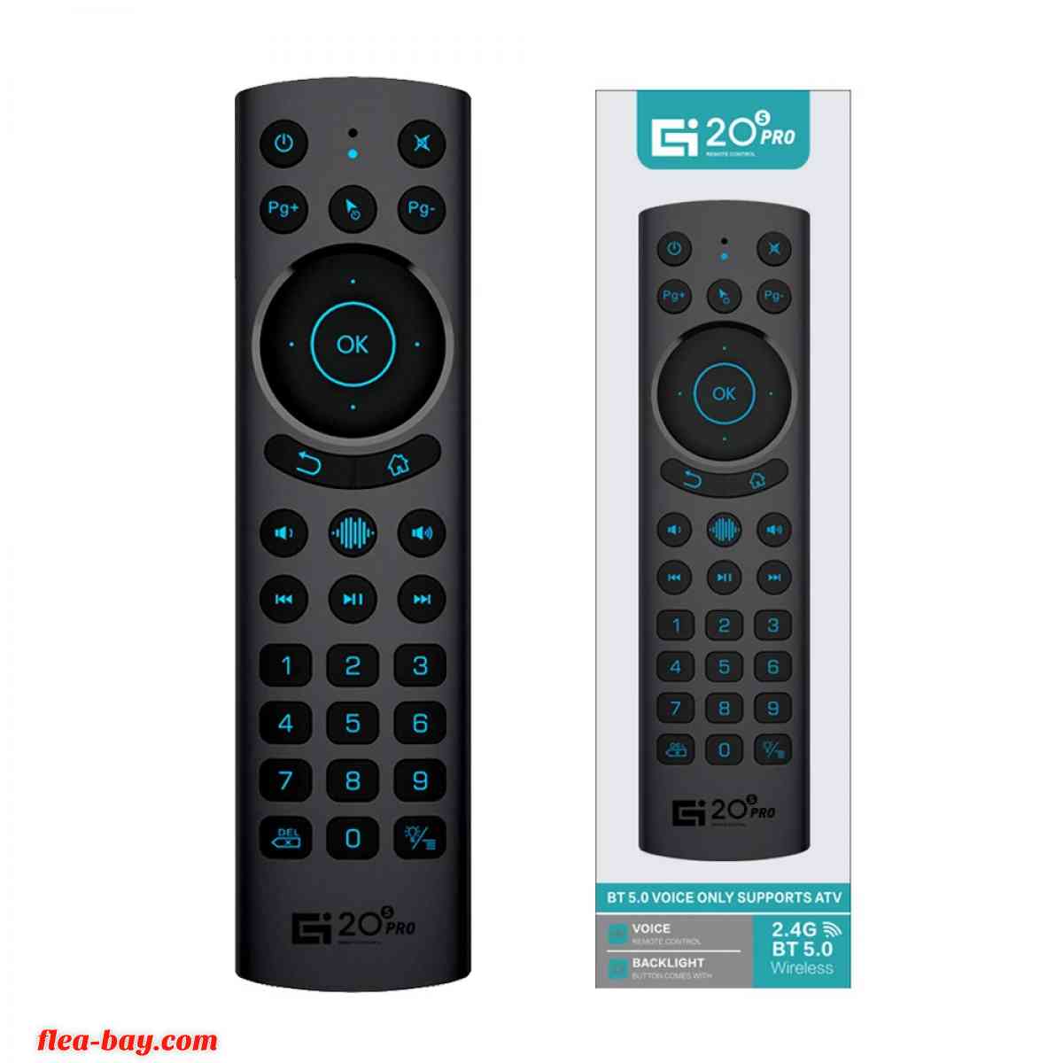 G20 Bluetooth/USB dongle air mouse Remote control