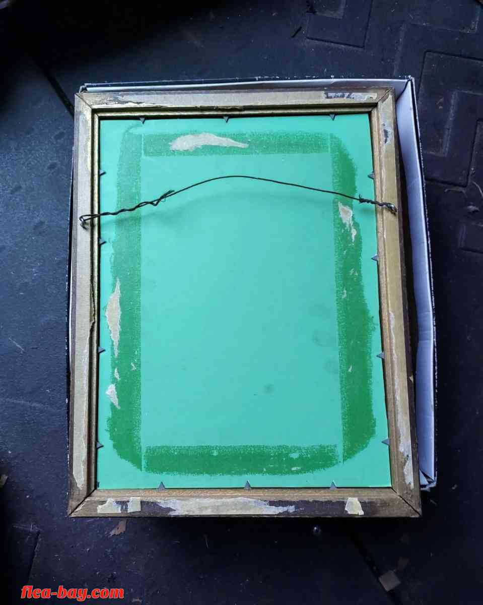 Antique Floral Painting Circa 1801 - Crown Point, Indiana - FleaMarketBay