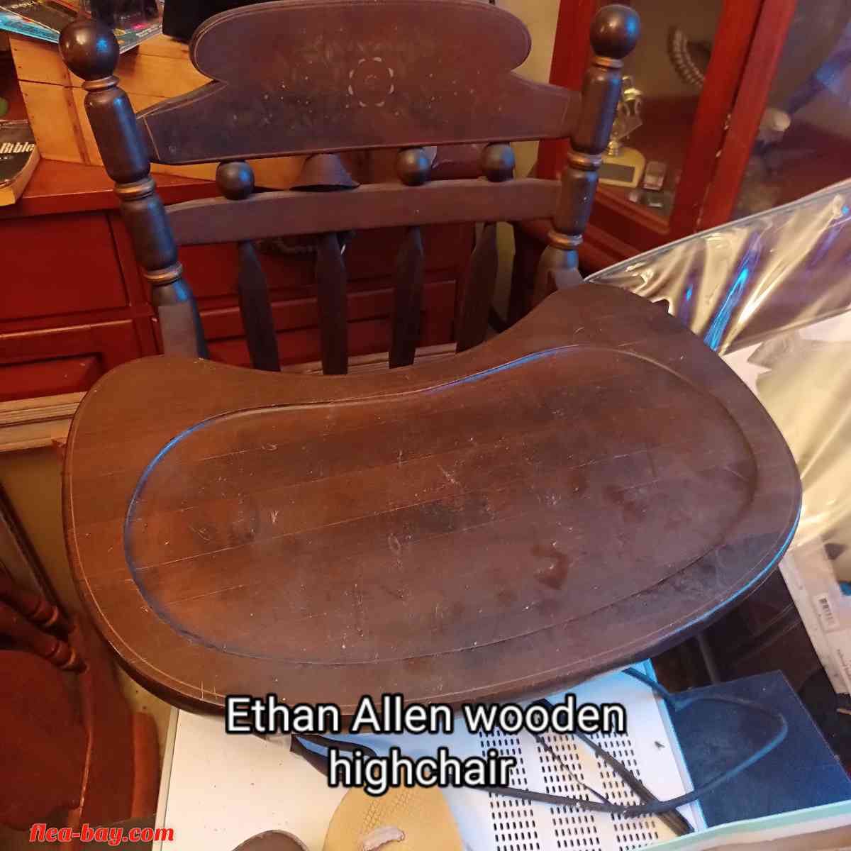 Ethan Allen Vintage Wooden Highchair - Saint Cloud, Florida - FleaMarketBay