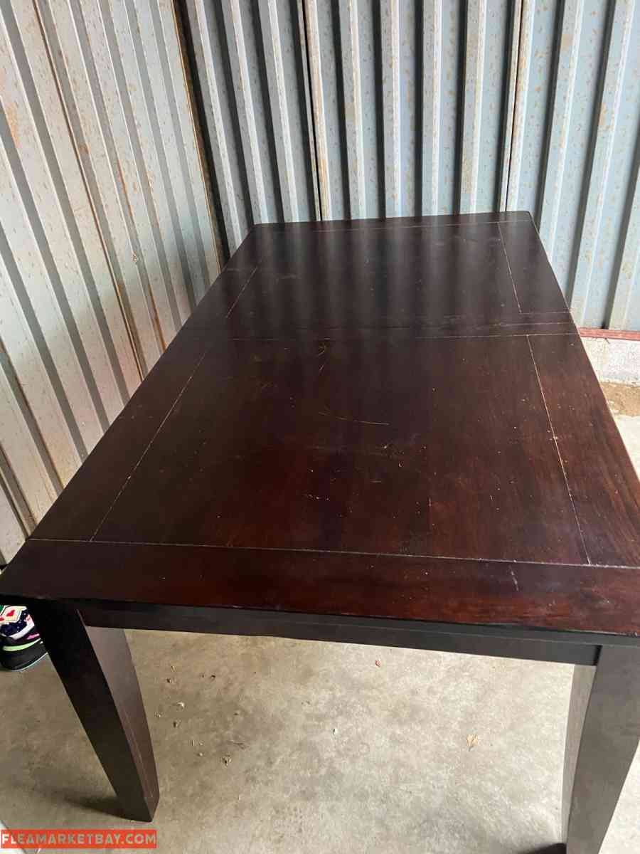 Brown Big Table with Four Chairs - Fort Worth, Texas - FleaMarketBay