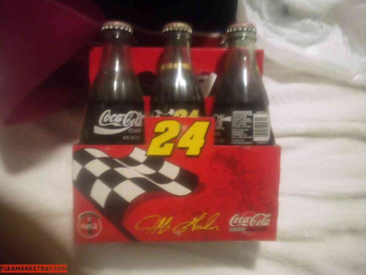 6pk Jeff Gordon cokes unopened refuel time in good shape - Demorest, Georgia - FleaMarketBay