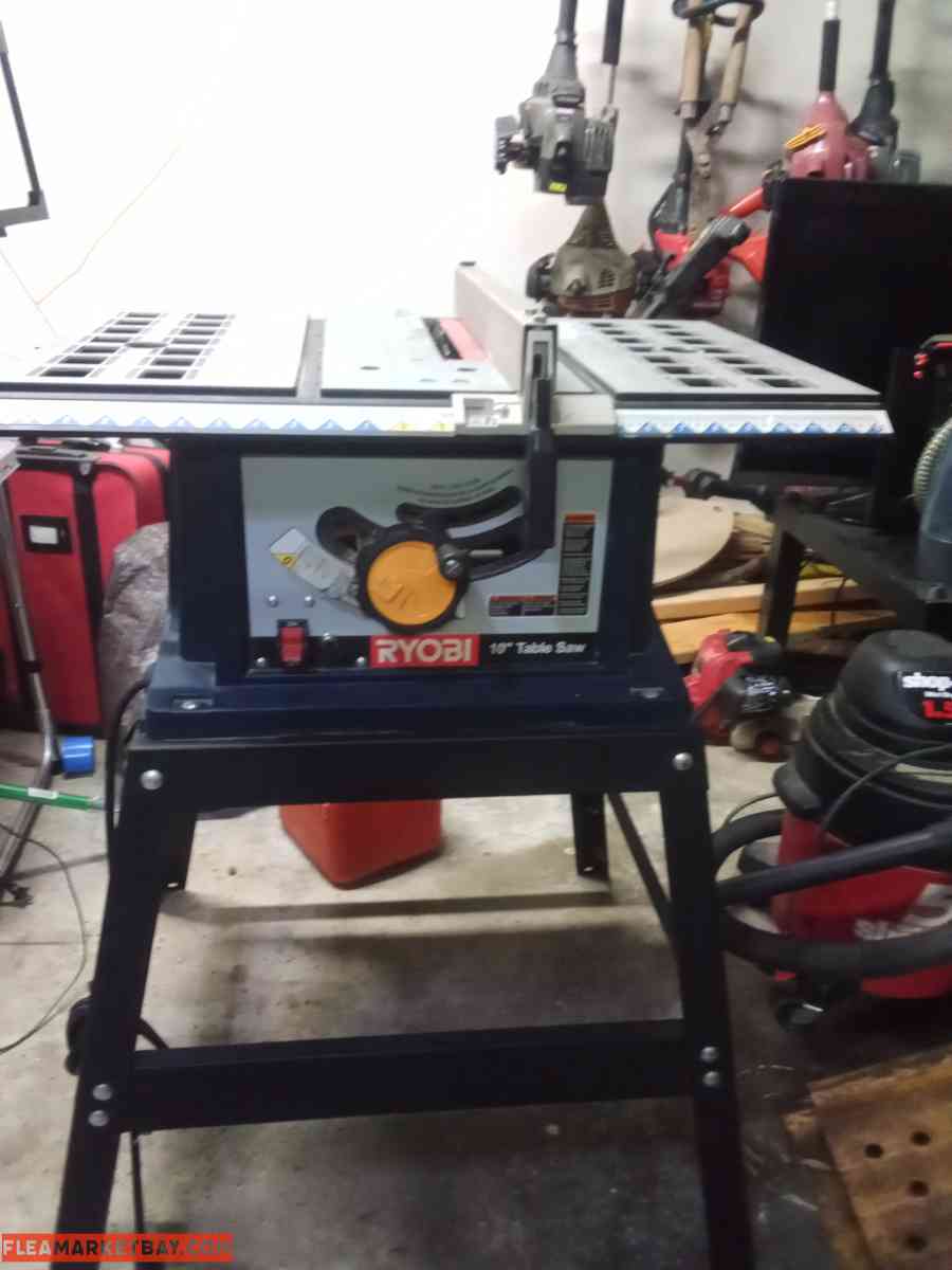 10" RYOBI table saw - Haughton, Louisiana - FleaMarketBay