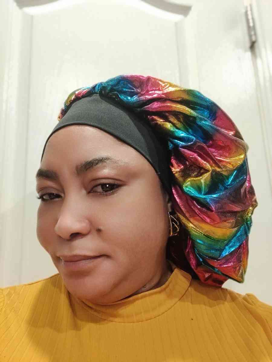 protective Edge Control Silk and Velvet hair bonnet - El Paso, Texas - FleaMarketBay