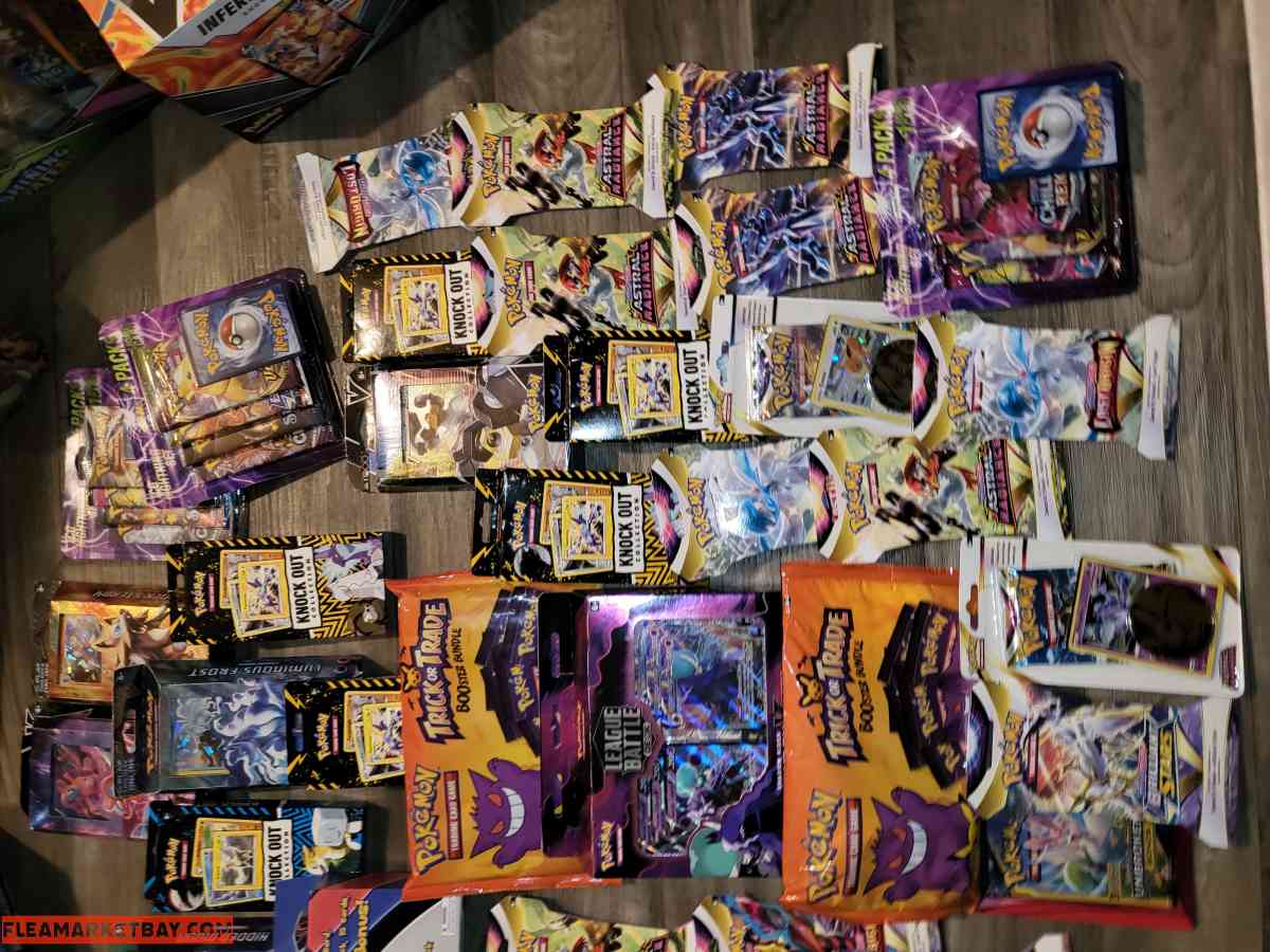 Unopened  pokemon cards  AtoZ there a little of everything - North Judson, Indiana - FleaMarketBay