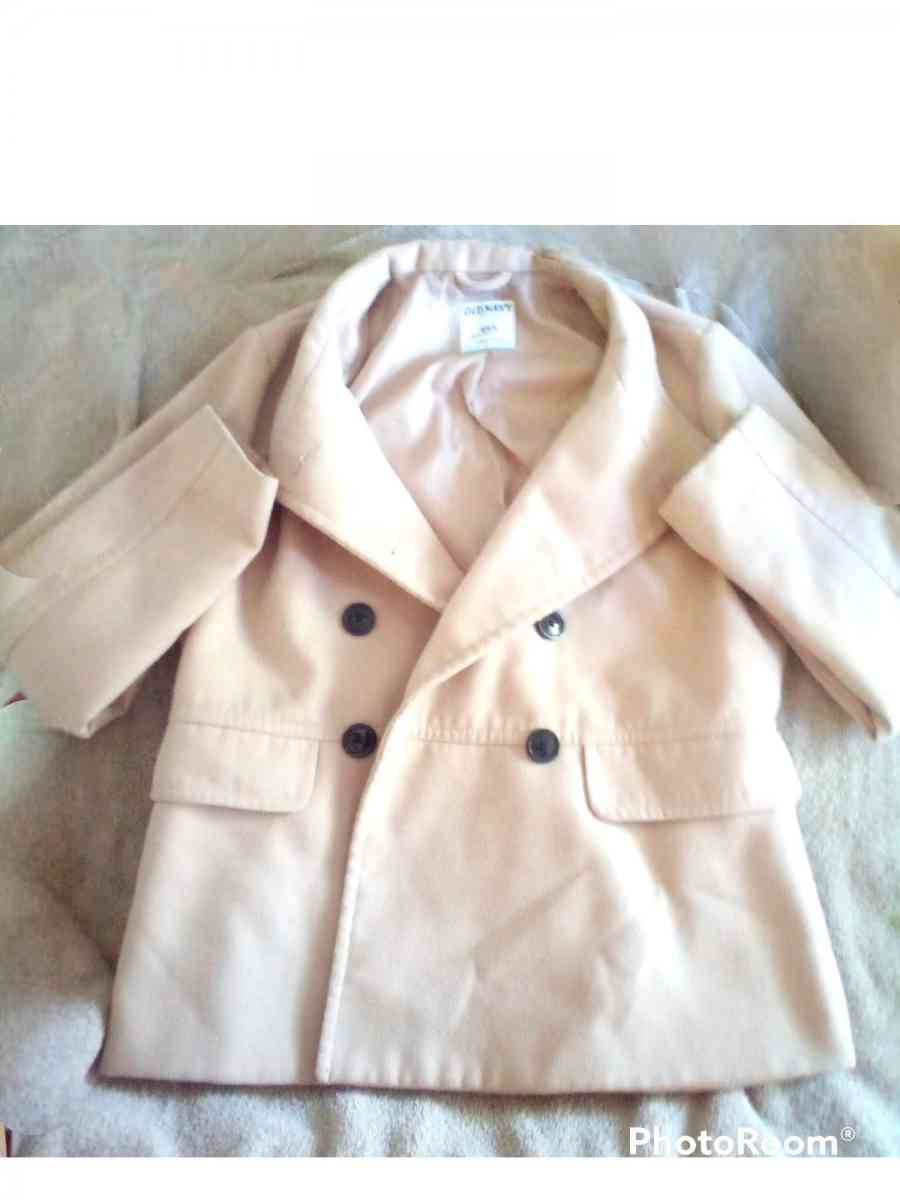 OLD NAVY BEIGE PEACOAT szM - Fresno, California