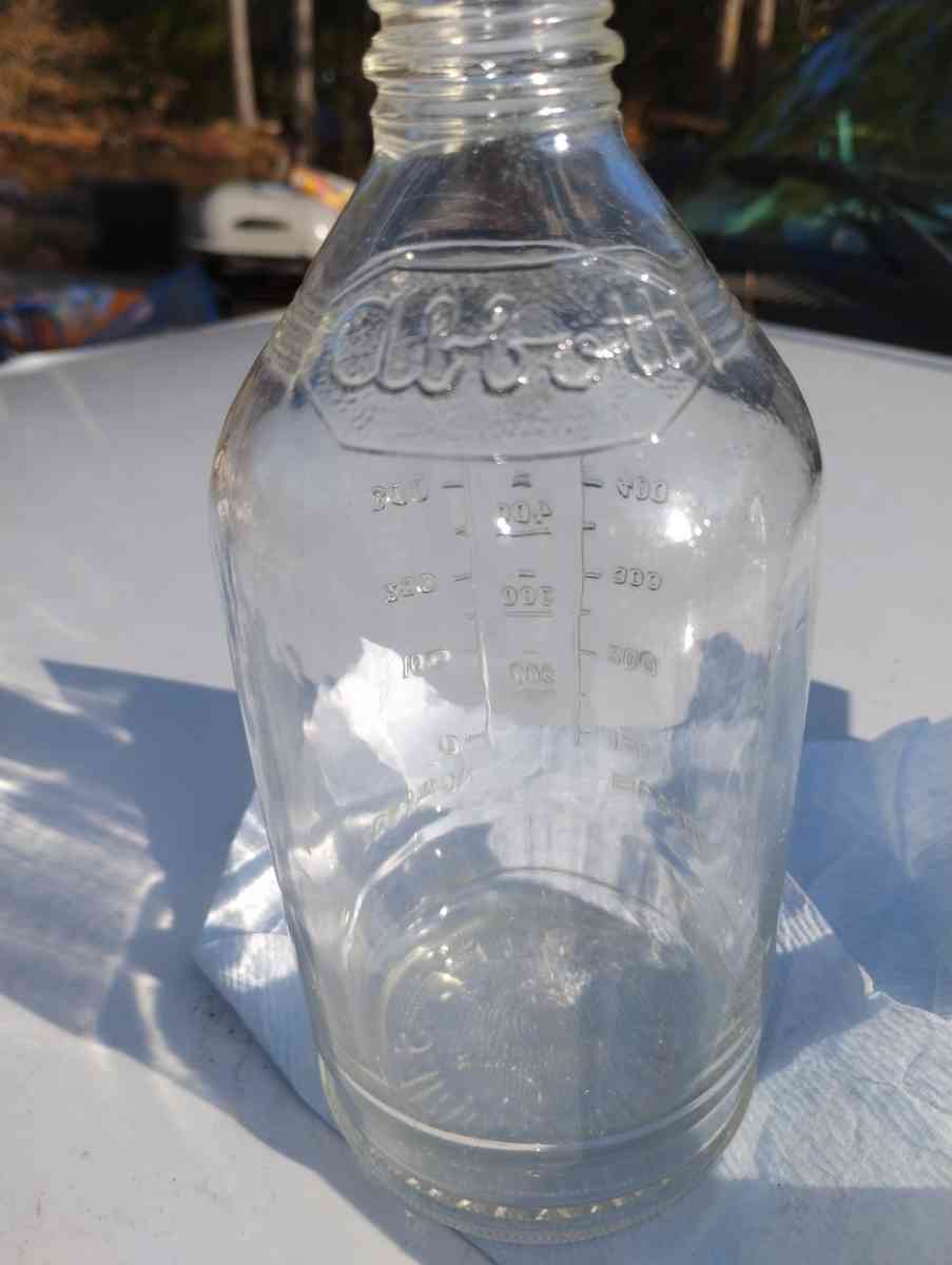 vintage blood transfusion bottle - Jackson Springs, North Carolina - FleaMarketBay