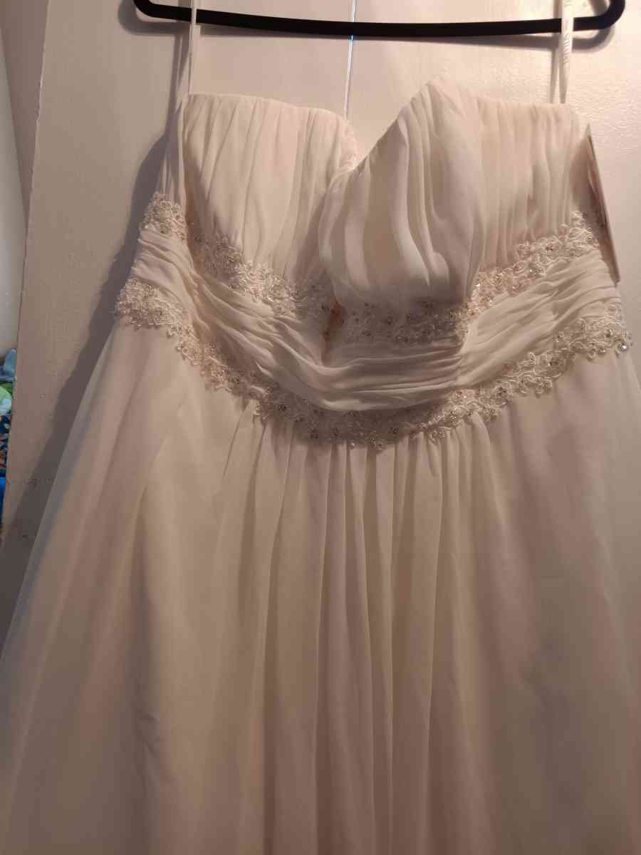 Davids bridal wedding dress/vail set - Somers Point, New Jersey