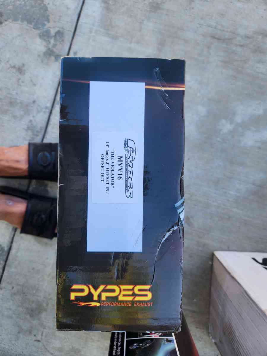 Pypes high flow muffler new - Newport Beach, California - FleaMarketBay