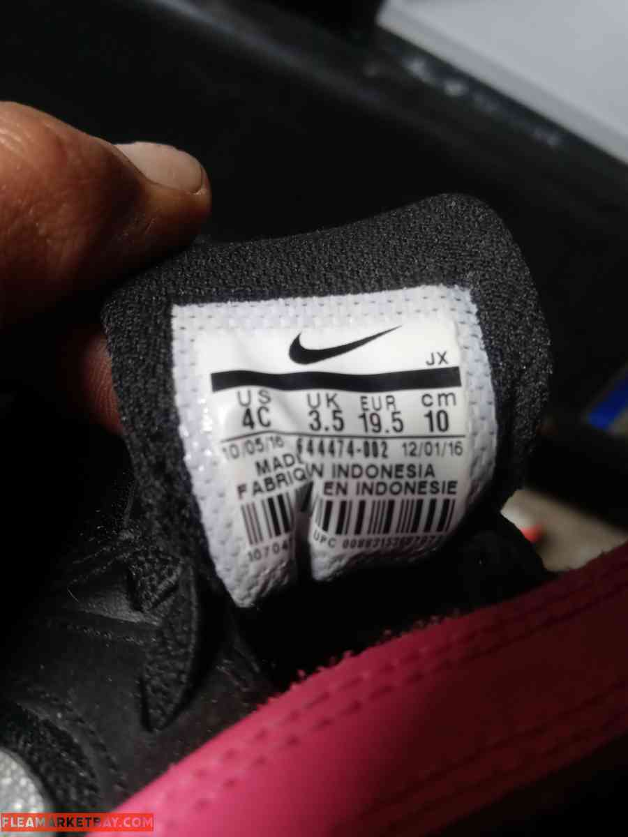 Toddler Size 4C Pink/Black Nike Jordan Shoes - Sacramento, California - FleaMarketBay