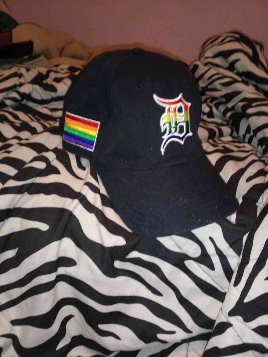Rainbow Detroit hat - White Lake, Michigan - FleaMarketBay