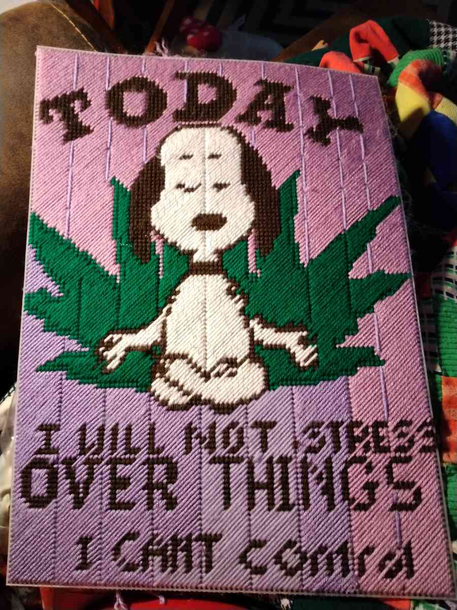 Snoopy I will not stress wall deco - Alicia, Arkansas