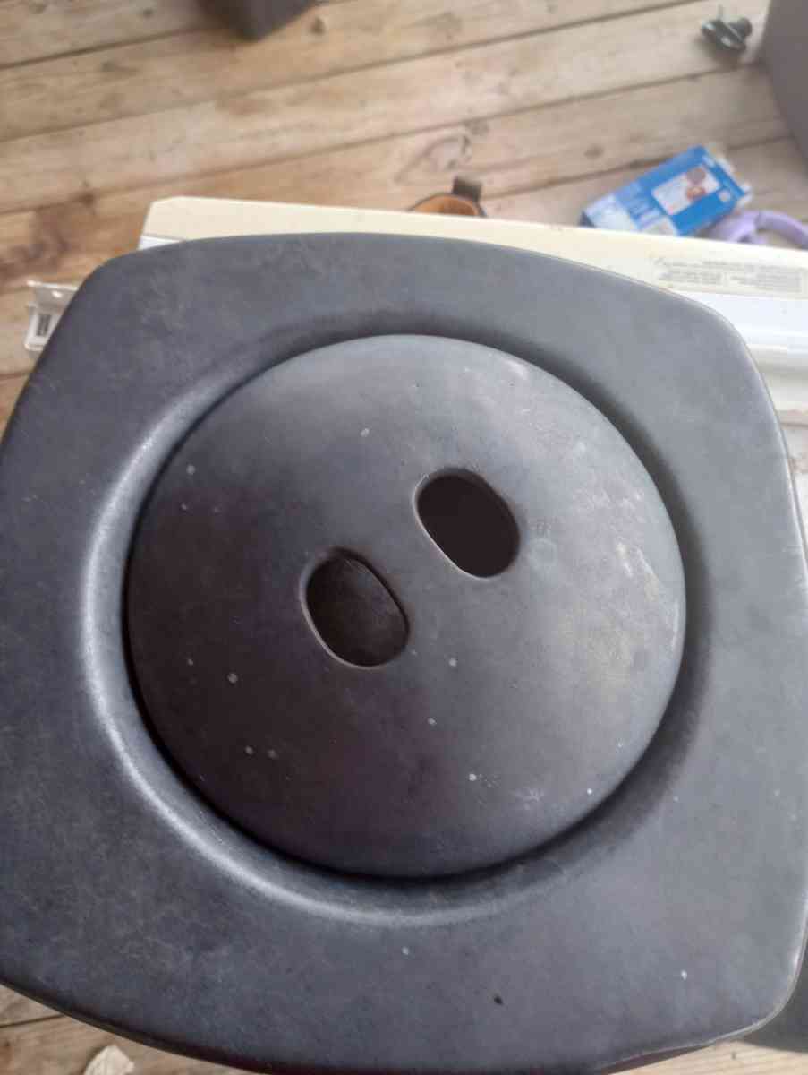 vintage outdoor ashtray - Kaufman, Texas