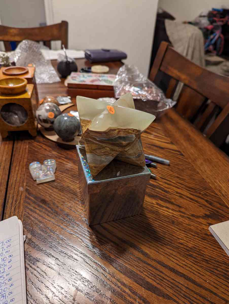 Lg Green Banded Agate Marcaba - Gaithersburg, Maryland