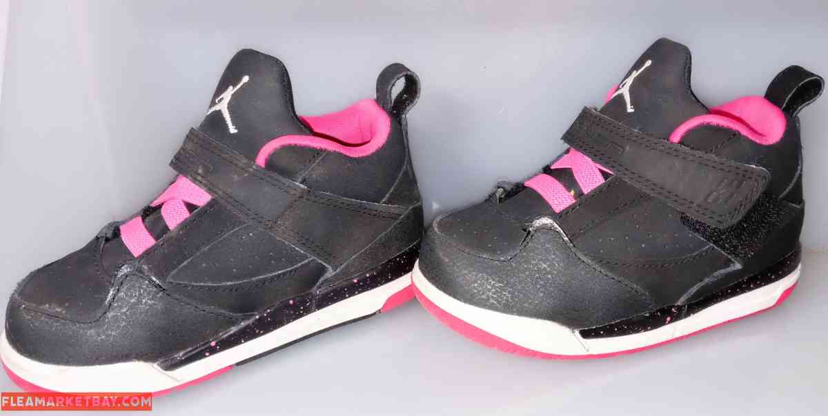 Toddler Size 4C Pink/Black Nike Jordan Shoes - Sacramento, California - FleaMarketBay
