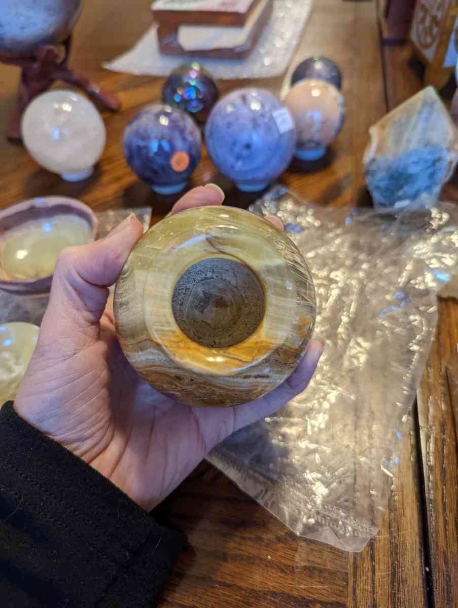 Agate t green trinket round holder - Derwood, Maryland - FleaMarketBay