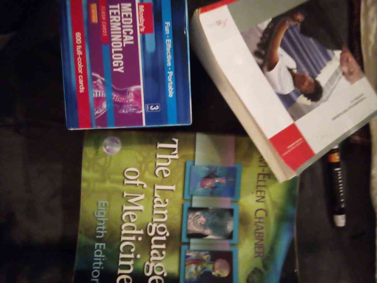medical books and flash cards - Canton, Ohio - FleaMarketBay