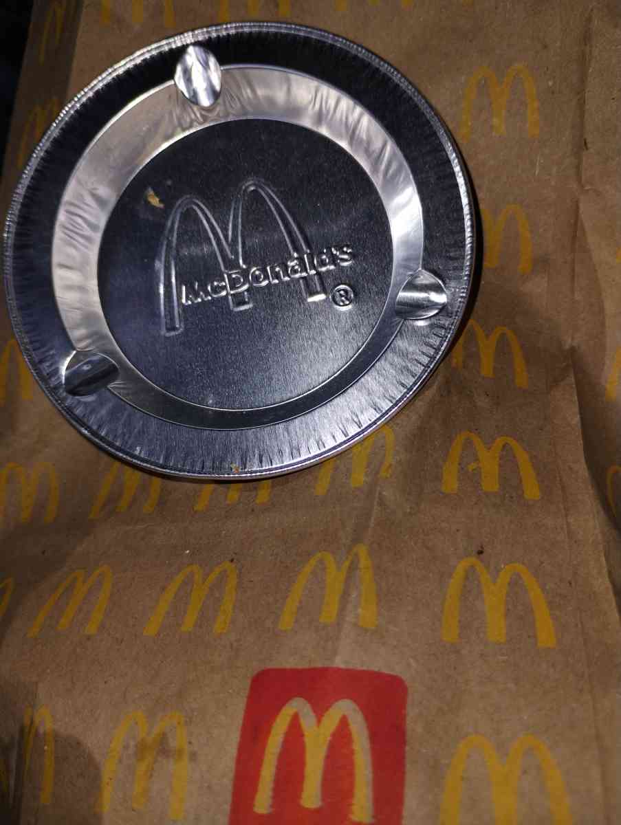 McDonald's ash trays - Jackson Springs, North Carolina - FleaMarketBay