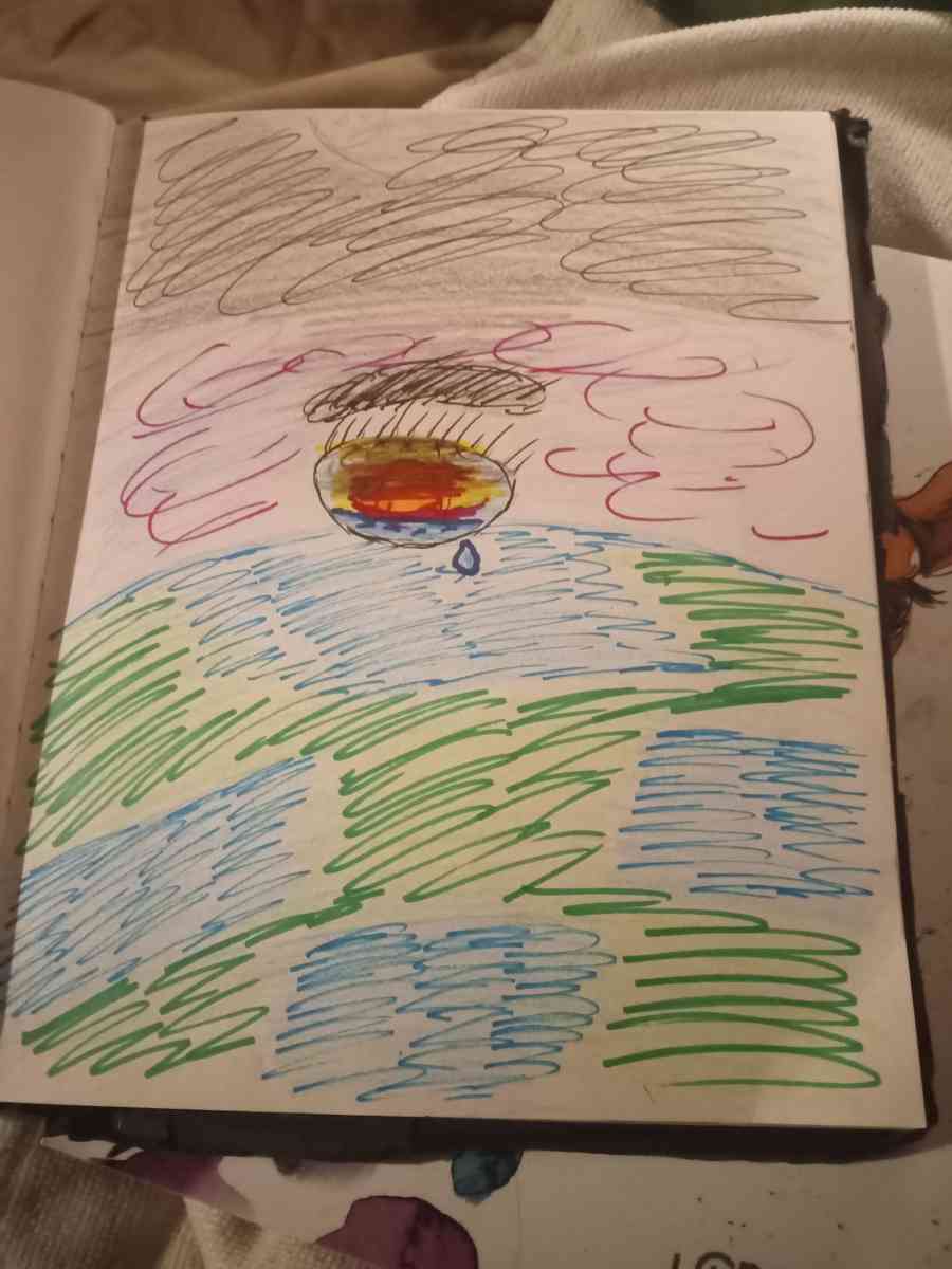 the eye in the sky - Howard City, Michigan