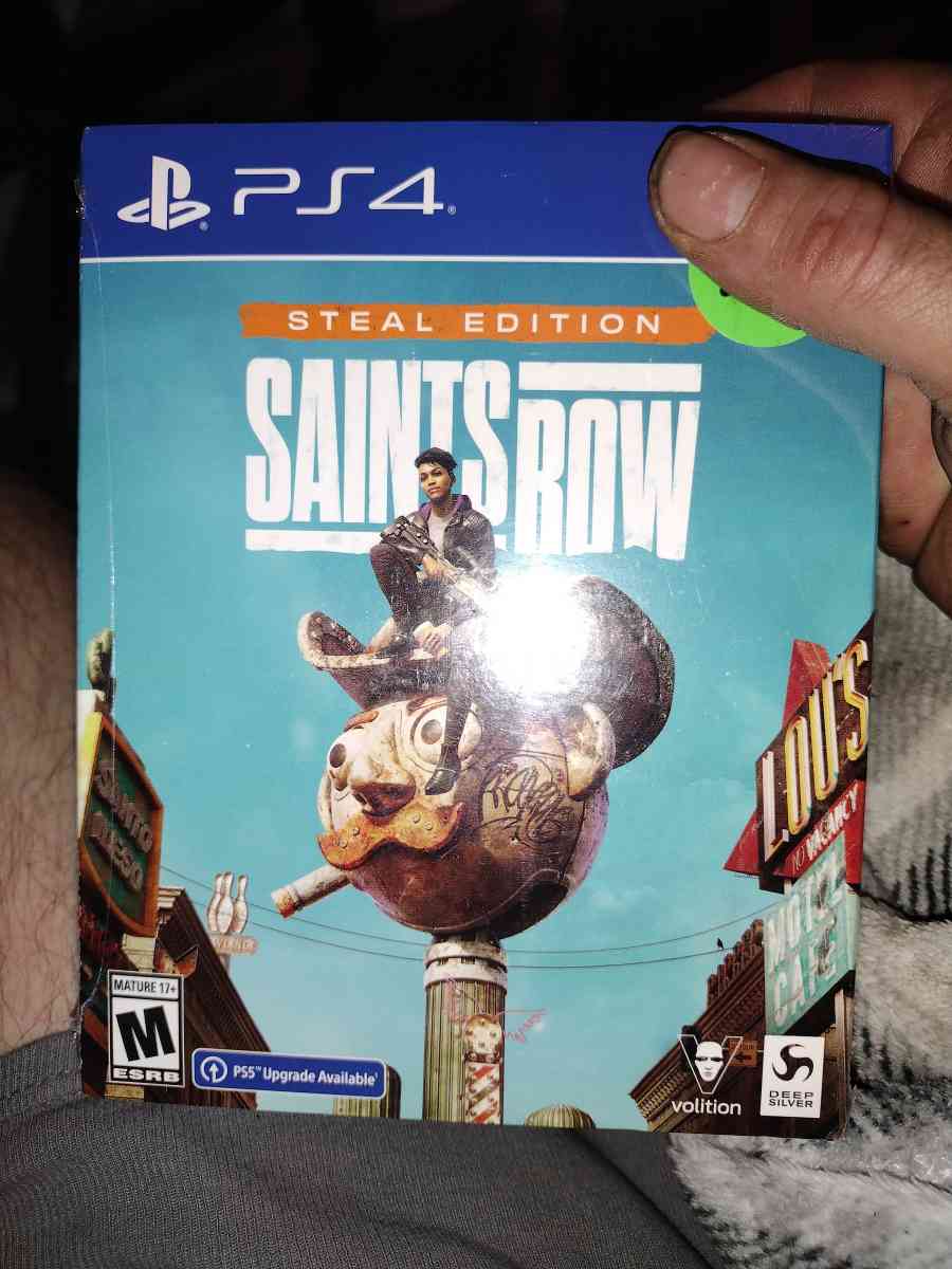 Steal Edition Saints Row Self Made New PS4 - Chattanooga, Tennessee