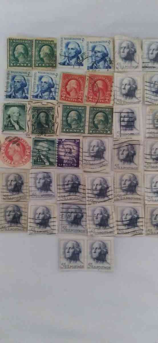 Vintage George Washington Stamps - Youngstown, Ohio