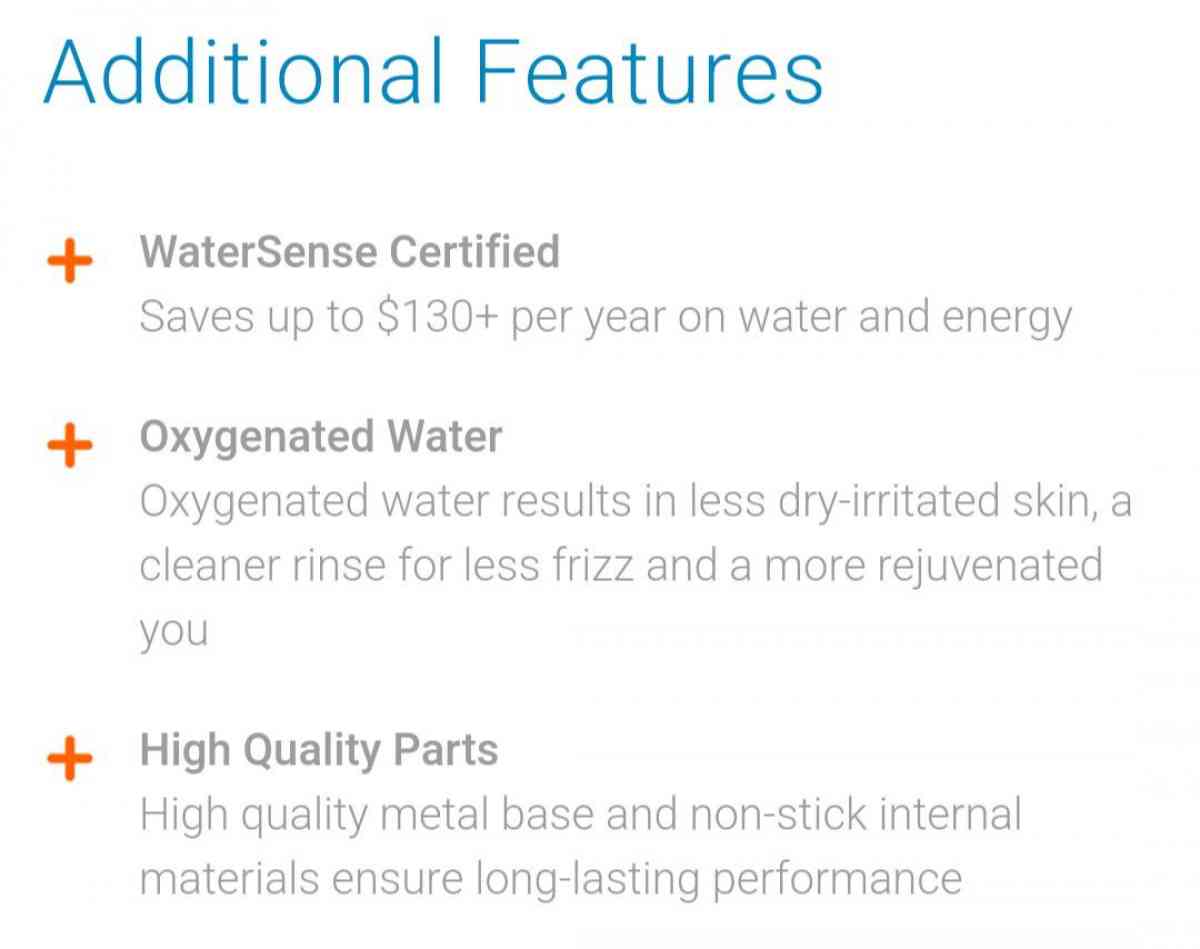 Oxygenies shower head - Tampa, Florida - FleaMarketBay