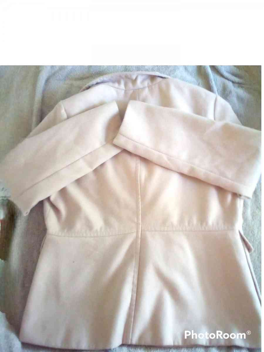 OLD NAVY BEIGE PEACOAT szM - Fresno, California - FleaMarketBay