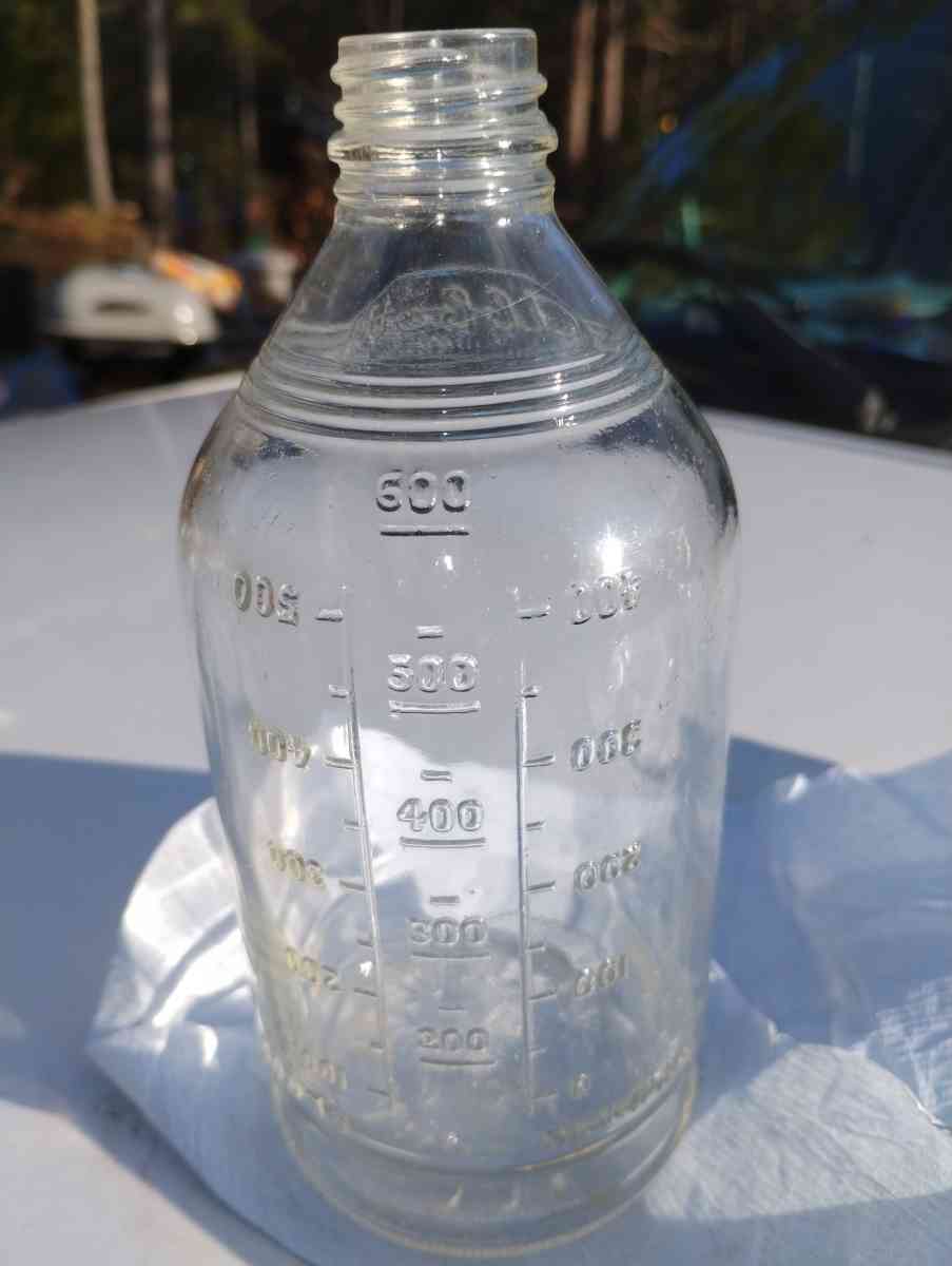 vintage blood transfusion bottle - Jackson Springs, North Carolina