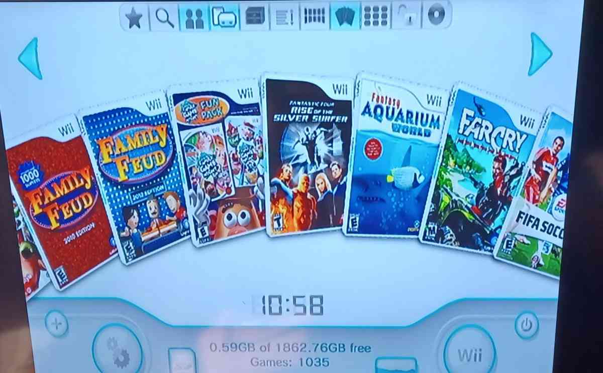 LOADED Wii Console w/ 2tb hard drive [ w/ 1,032+ GAMES] - Dekalb, Illinois - FleaMarketBay