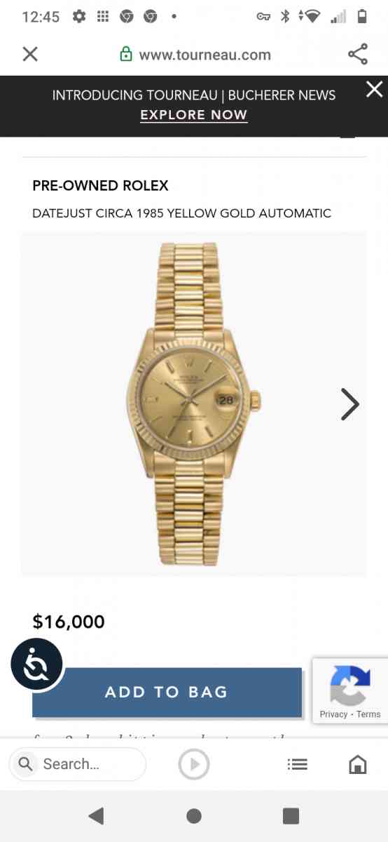 1985 Woman's Rolex Oyster Perpetual - Los Angeles, California - FleaMarketBay