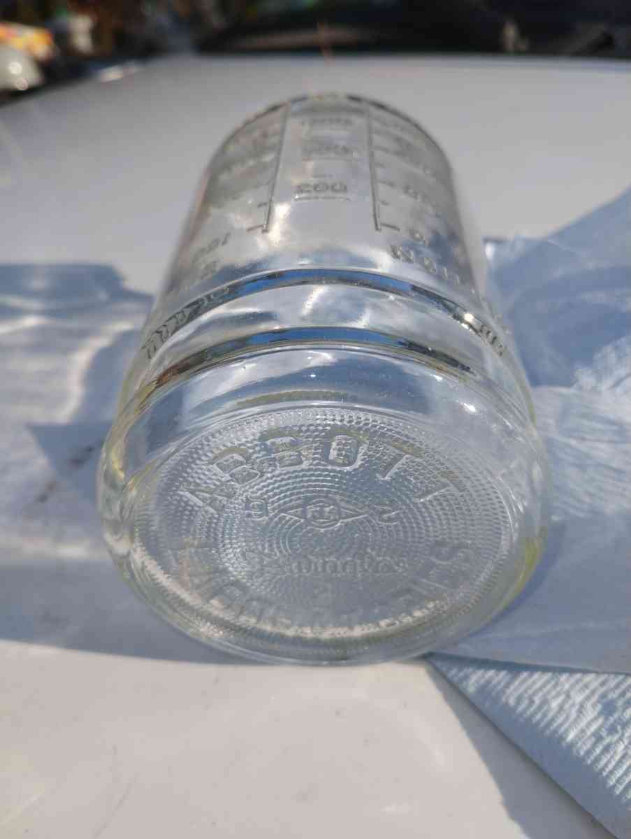 vintage blood transfusion bottle - Jackson Springs, North Carolina - FleaMarketBay