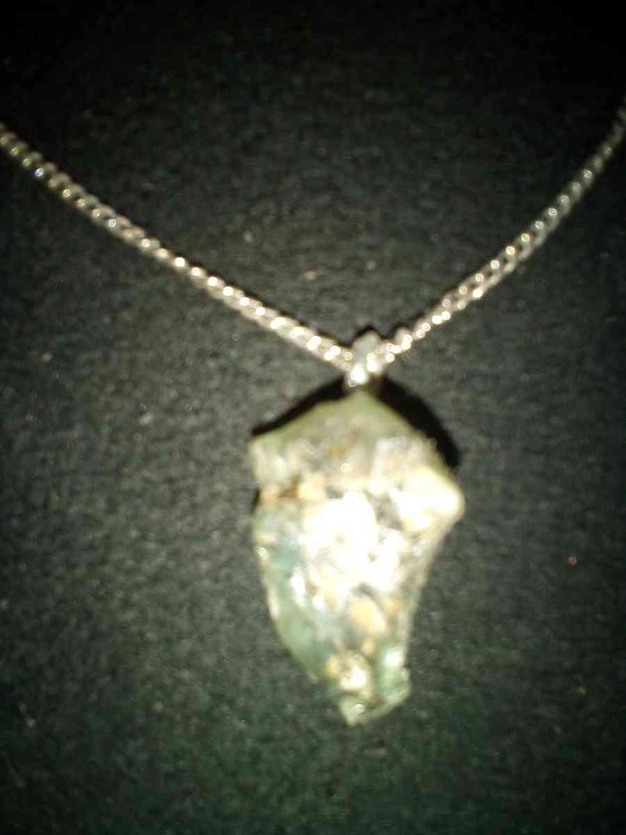 Moldavite crystal pendant - Florence, Alabama