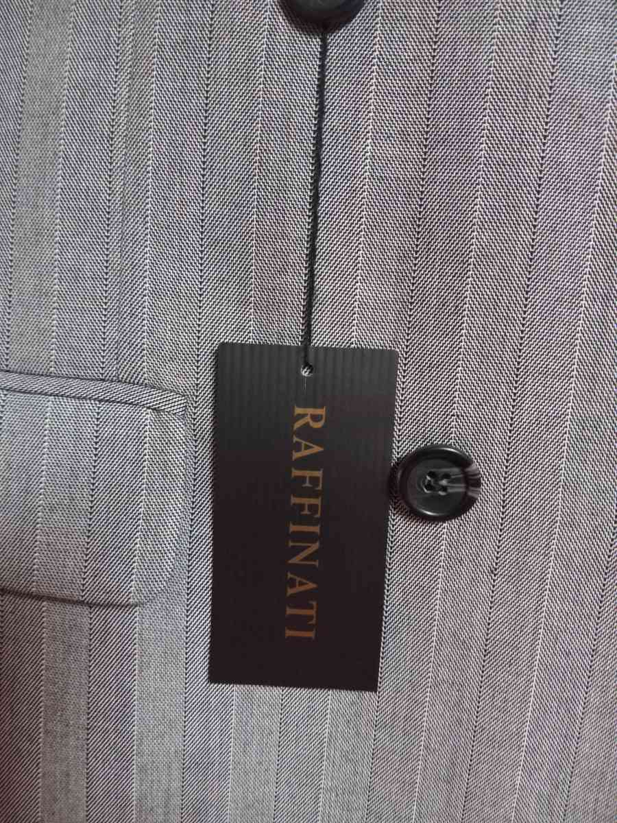raffinati mens Double Breasted gray suit - Inkster, Michigan - FleaMarketBay