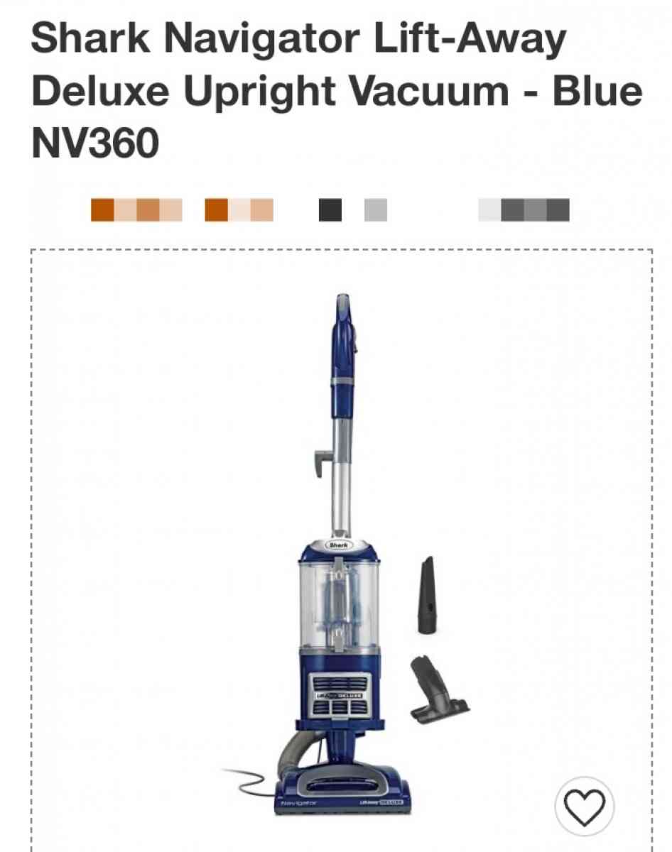 Shark navigator lift away deluxe upright vacuum.. brand new - Yelm, Washington