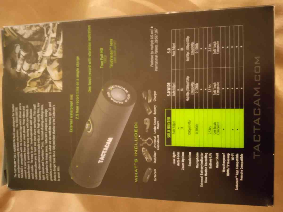 tactacam solo hunter camera - Port Allen, Louisiana - FleaMarketBay