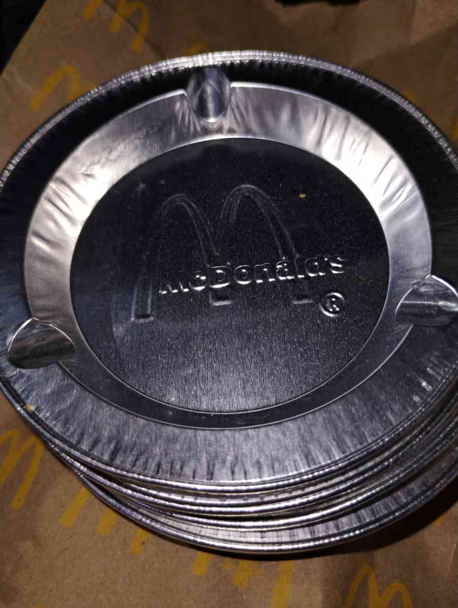 McDonald's ash trays - Jackson Springs, North Carolina - FleaMarketBay