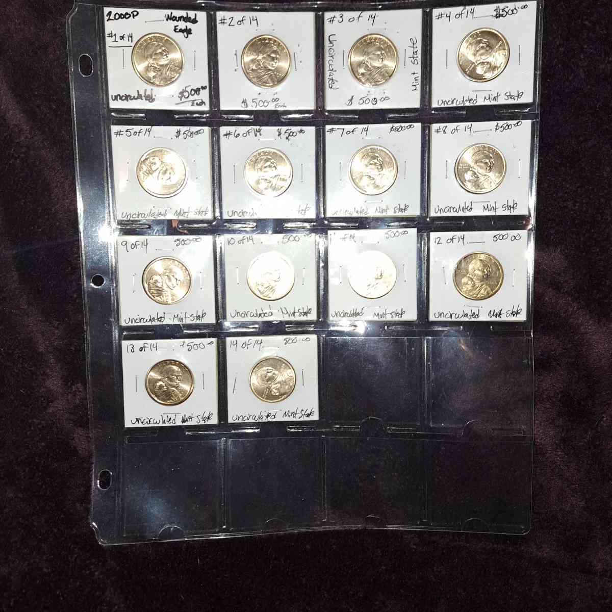 error coins mint state uncirculated - Richmond, Indiana - FleaMarketBay