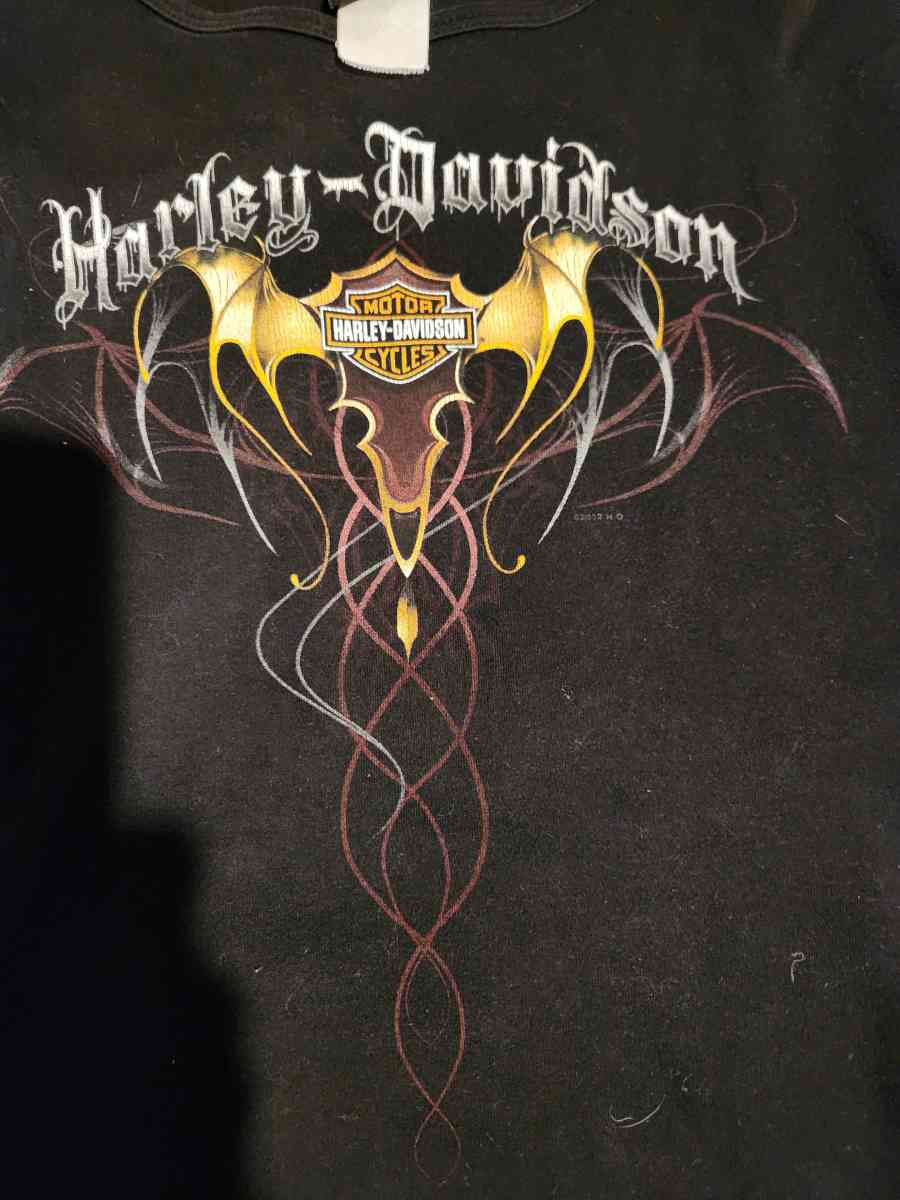 Harley Davidson used LG womans Long sleeve okc