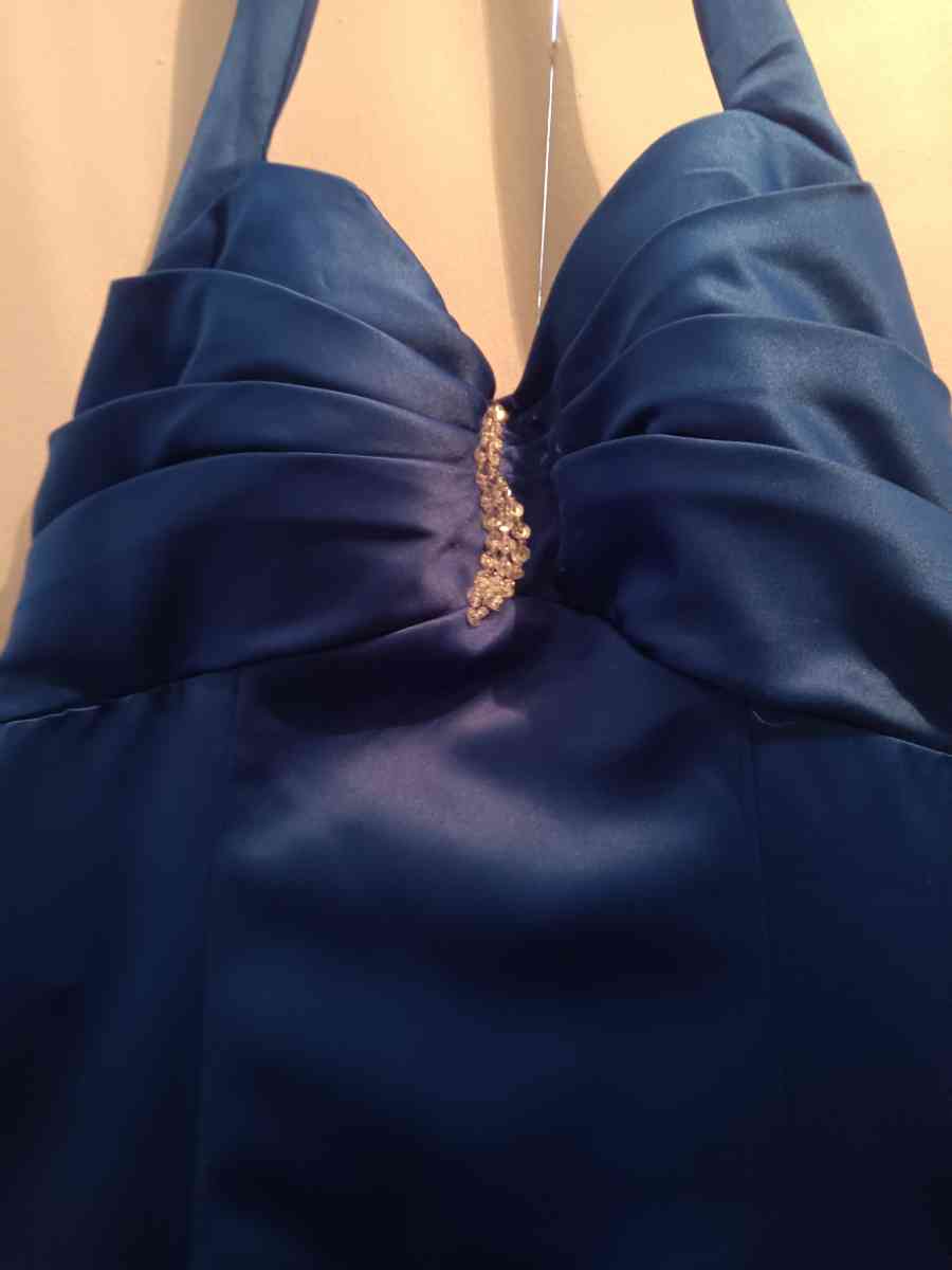 elegant royal blue dress - Somers Point, New Jersey - FleaMarketBay